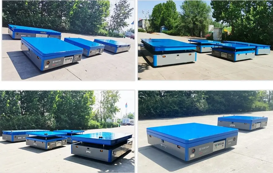 10 Sets 25 tons trackless metal material transfer carts for Turkey
