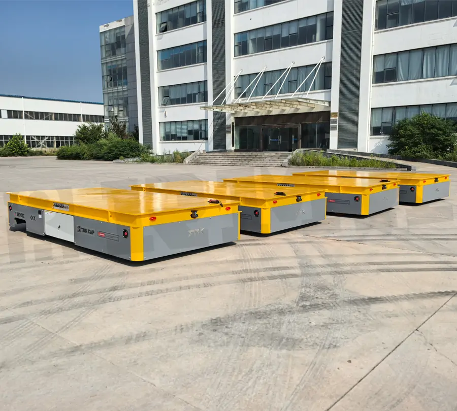 4 Sets 30 ton Hydraulic Lift Transfer Cart Delivered to Turkey