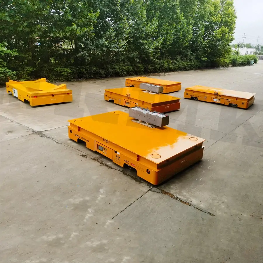 4 sets 30 tons capacity hydraulic lift transfer cart shipped to Turkey (1)
