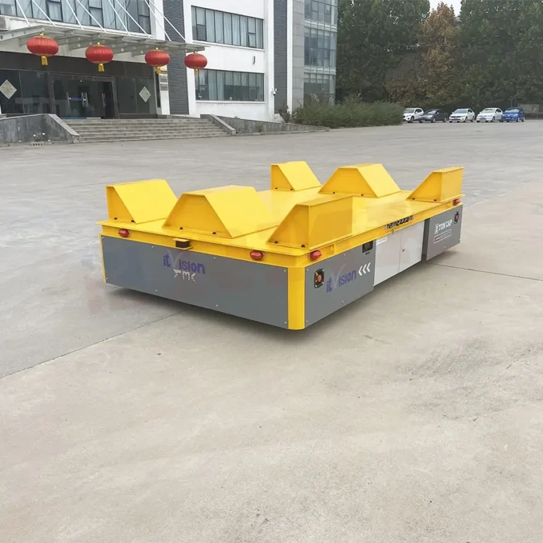 Customized 2-ton Trackless Coil Transfer Cart for Malaysia