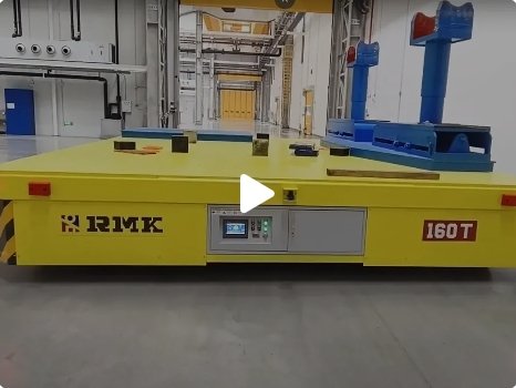 Omnidirectional Mobile Trackless Transfer Cart