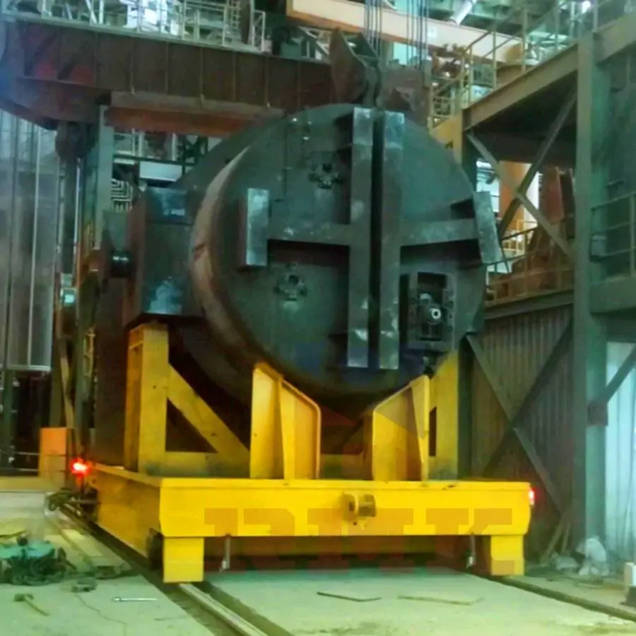 Custom Steel Ladle Transfer Cart-2