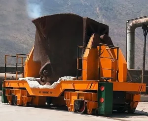 Custom Steel Ladle Transfer Cart-2