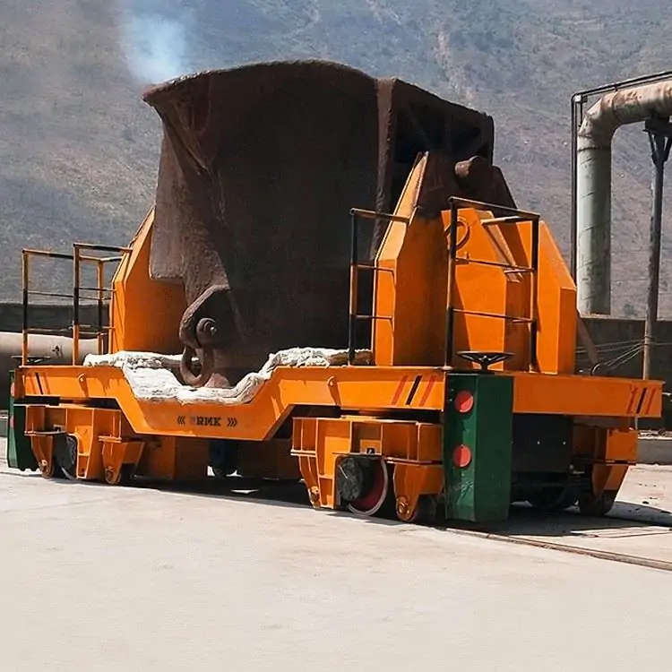 Custom Steel Ladle Transfer Cart-2