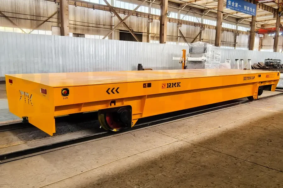 100 Tons Battery Rail Transfer Trolley for Czech Republic