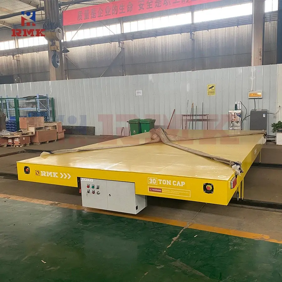 鋳造用重荷重用レール搬送台車