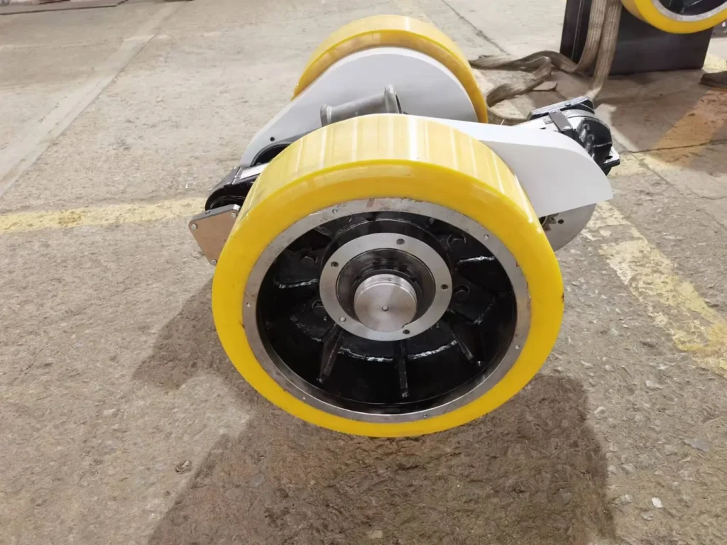 Polyurethane-coated wheels