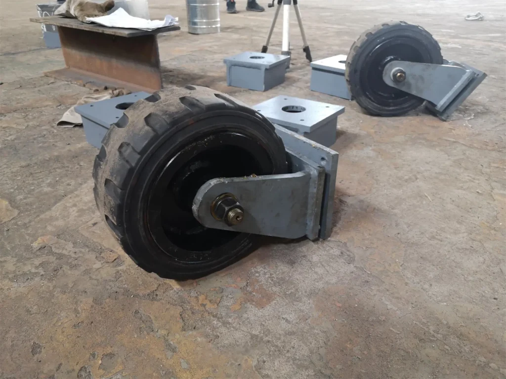 Solid rubber wheel