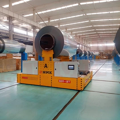 automated rail transfer cart