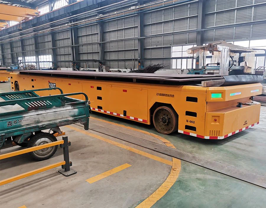 50–100 ton industrial rail cart for heavy material handling