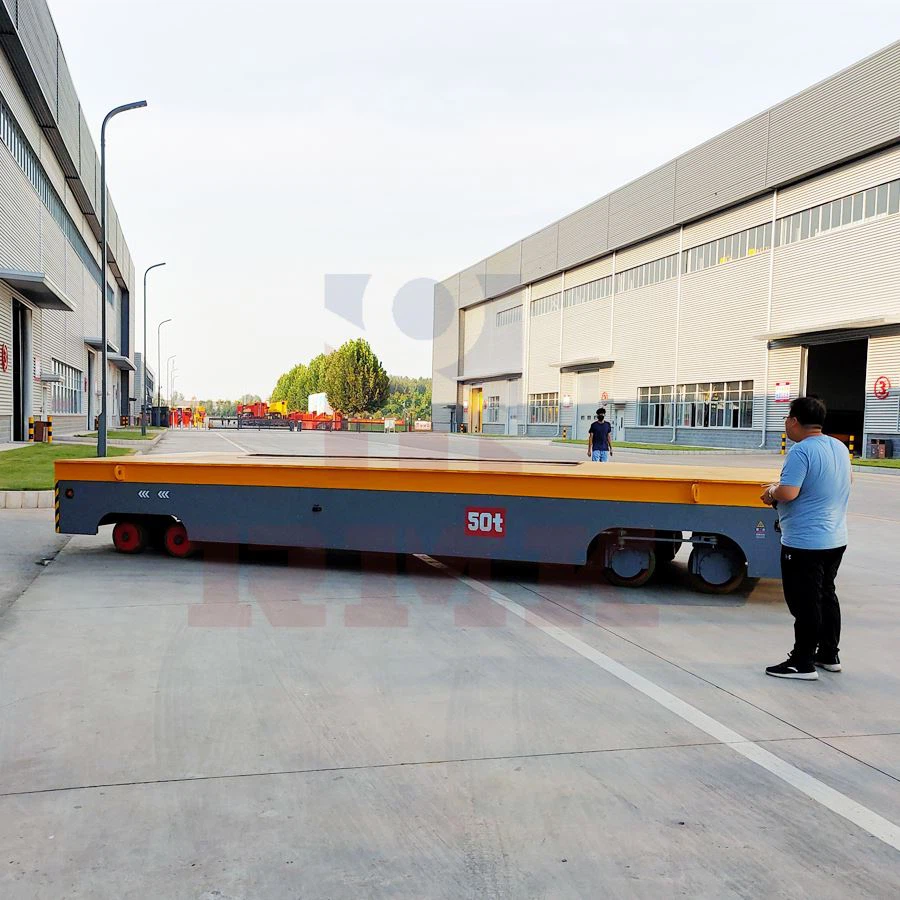 50–100 ton industrial rail cart for heavy material handling