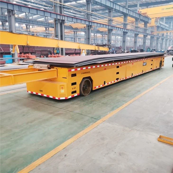 50–100 ton industrial rail cart for heavy material handling