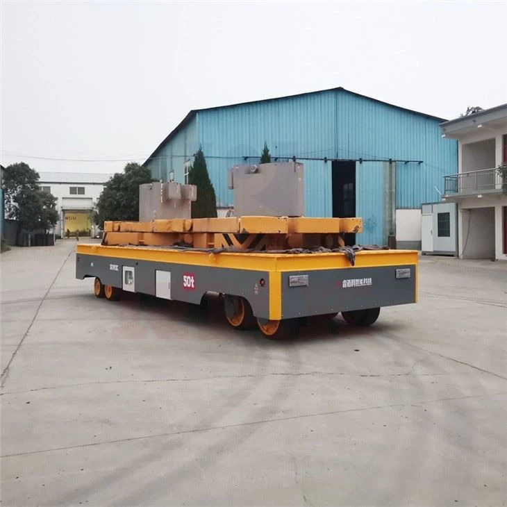 50–100 ton industrial rail cart for heavy material handling