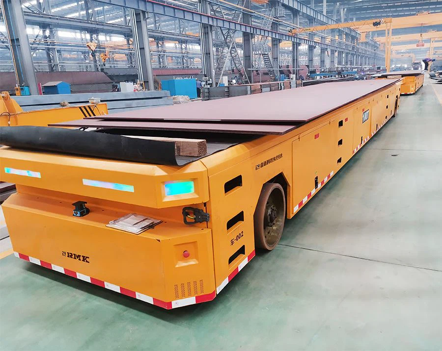 50–100 ton industrial rail cart for heavy material handling