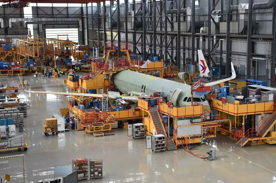 Large component assembly line delivery