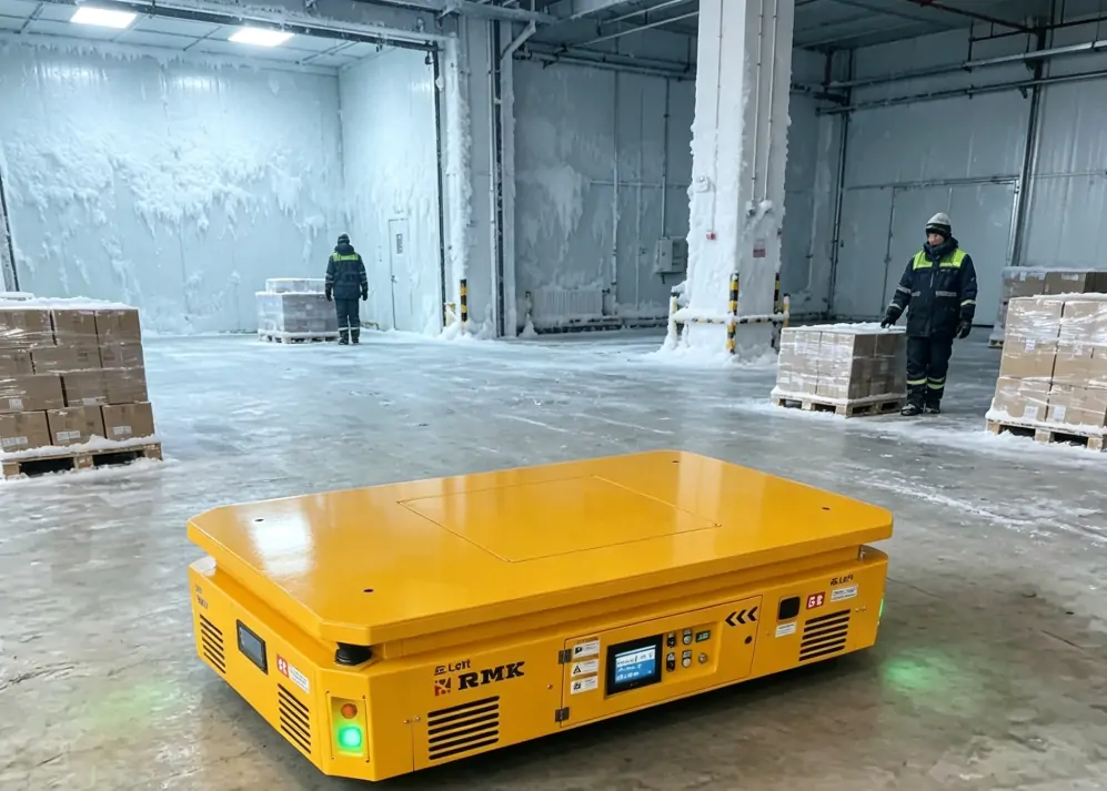 Material handling operations in refrigerated