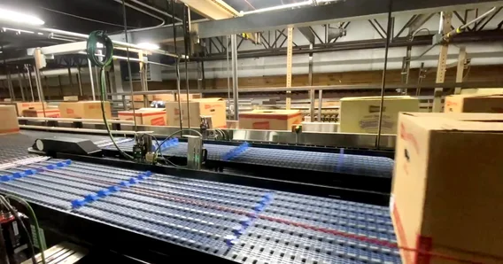 Packaging material delivery