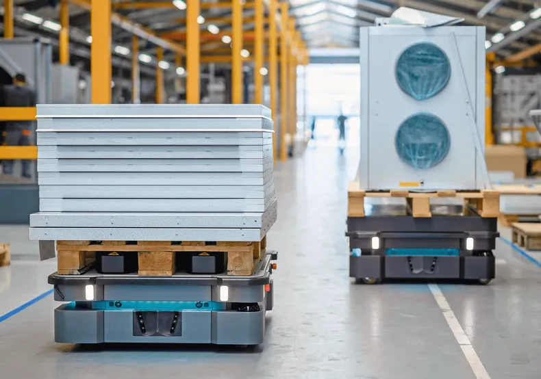 Production line material delivery