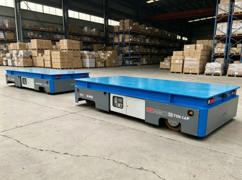 Warehouse AGV transfer cart