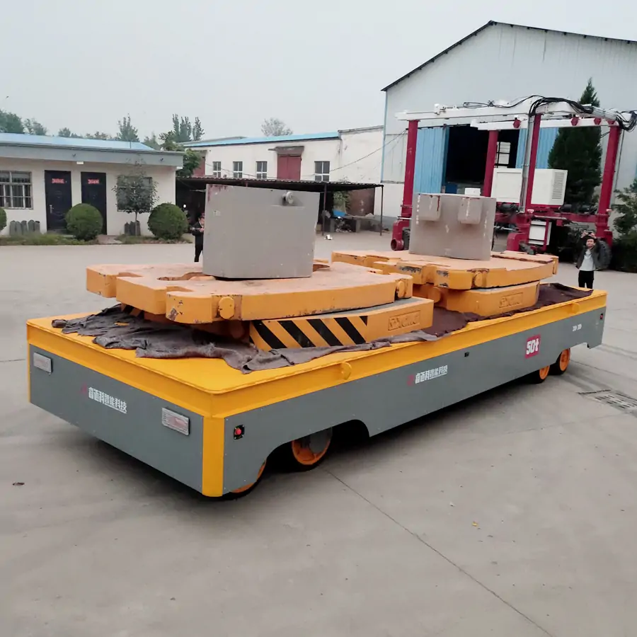 Warehouse AGV transfer cart
