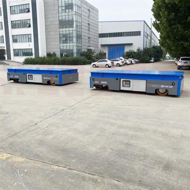 Trackless Transfer Cart for Chemical Slurry Pump Handling