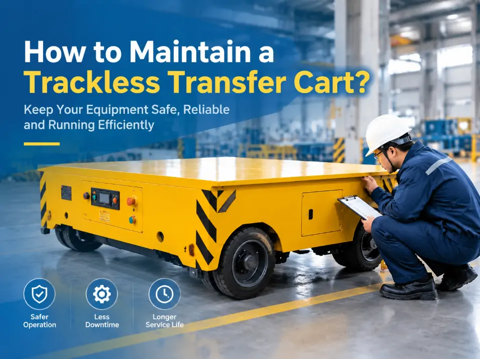 How to Maintain a Trackless Transfer Cart